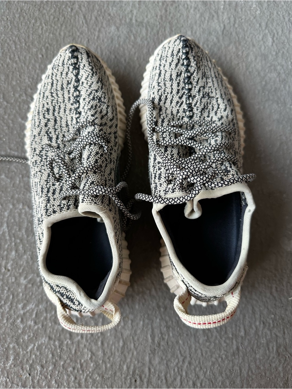 Yeezy Boost-Inspired Knit Sneakers in Black